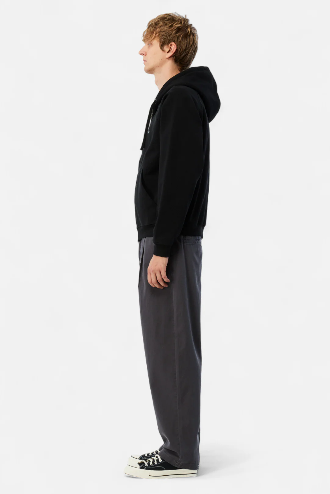 Cursive Small Logo Zip Hoodie - Image 2