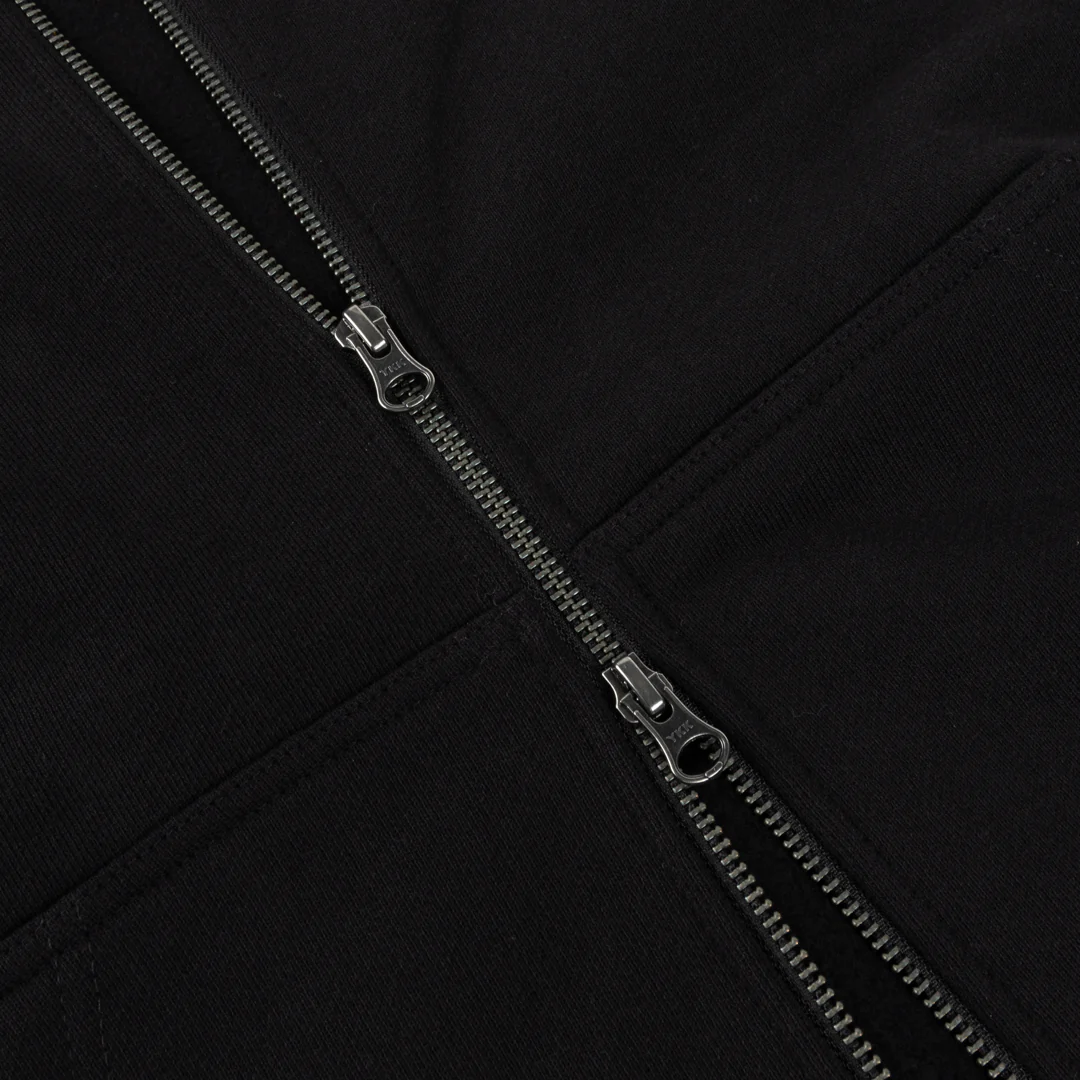 Cursive Small Logo Zip Hoodie - Image 4