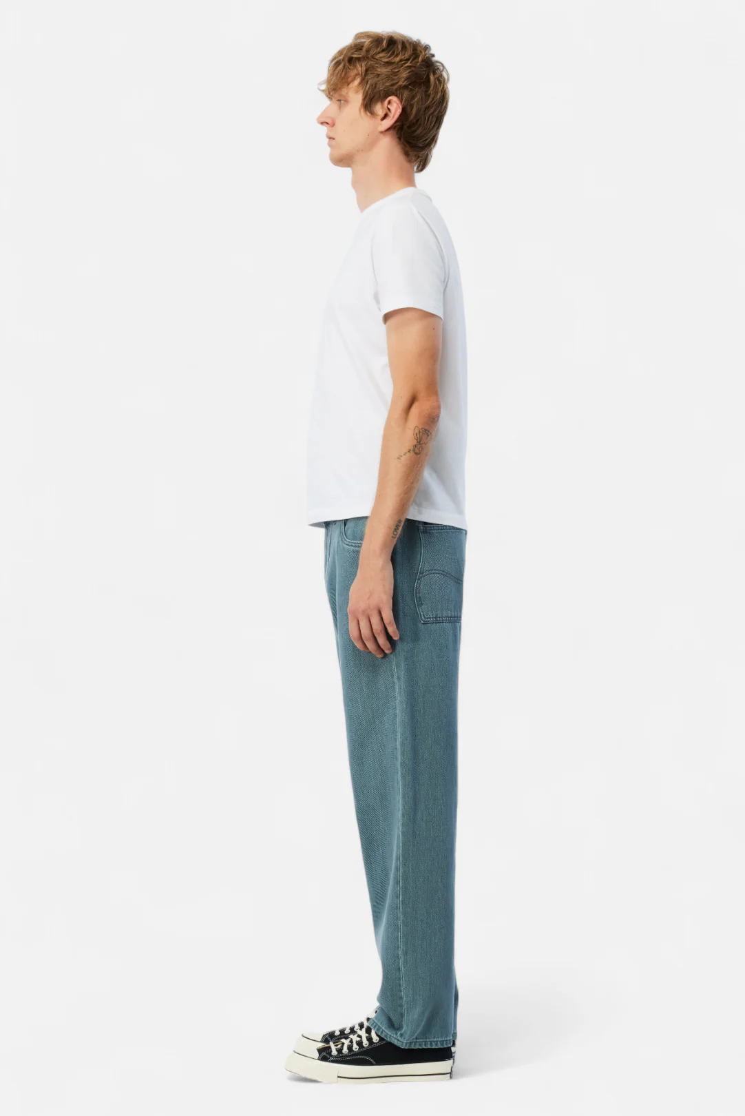 Relaxed Denim Pants - Image 2