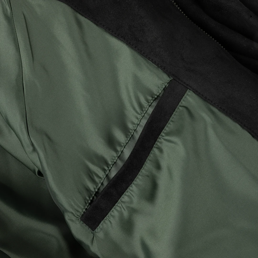 Perforated Faux Suede Jacket - Image 10