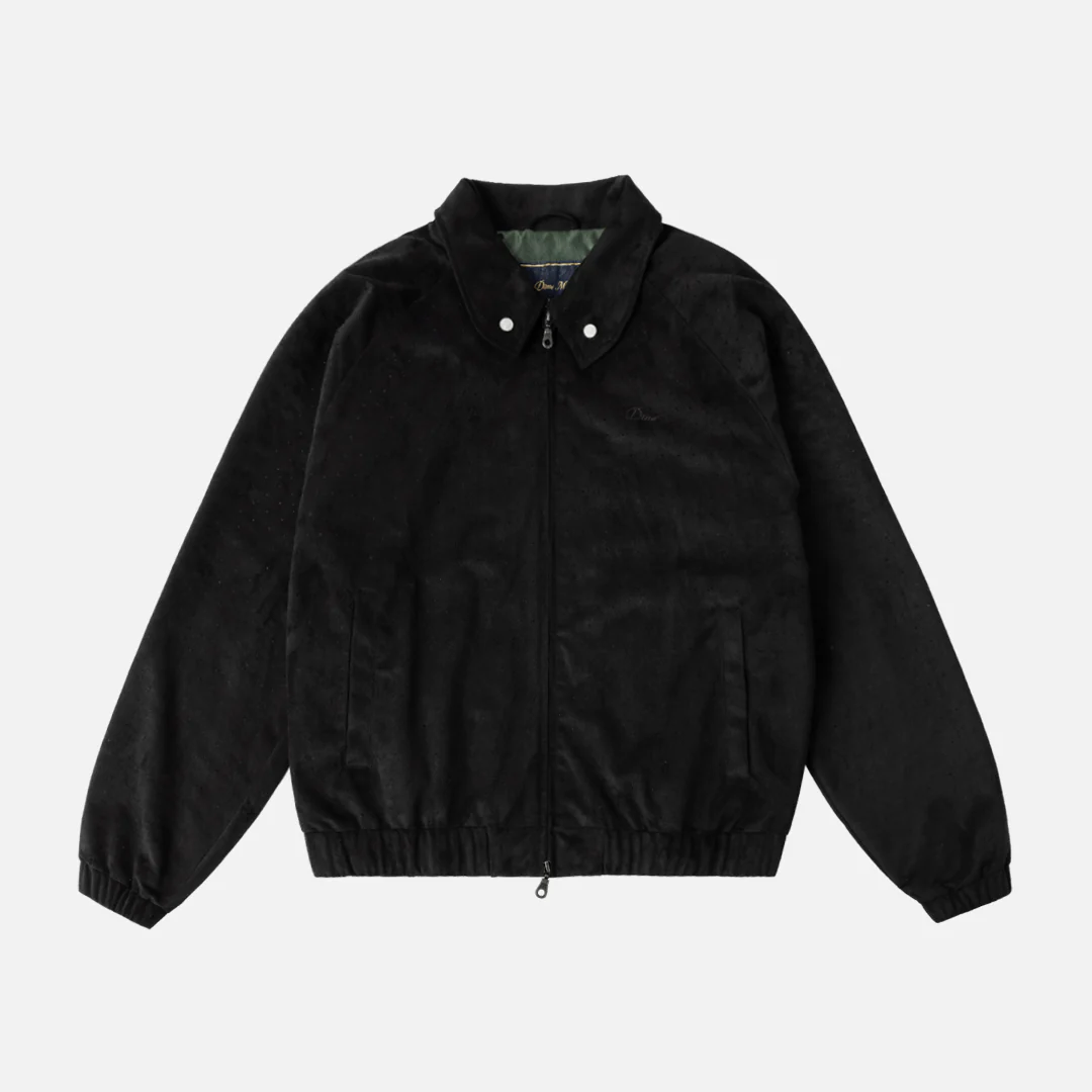 Perforated Faux Suede Jacket - Image 11