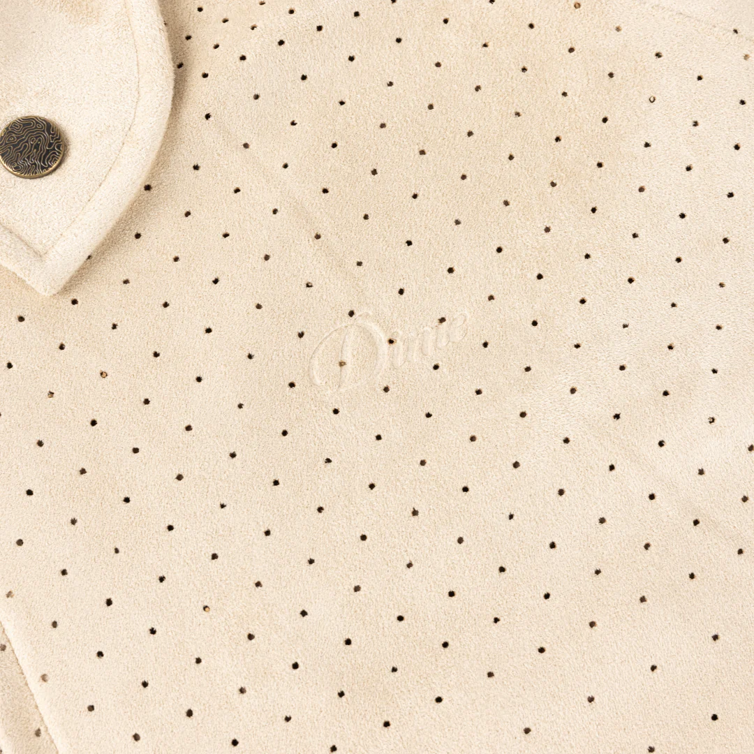 Perforated Faux Suede Jacket - Image 6