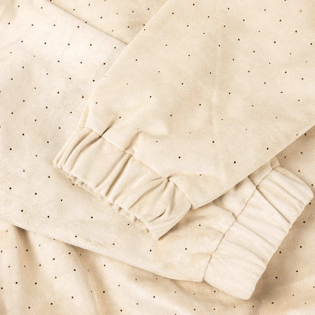 Perforated Faux Suede Jacket - Image 8