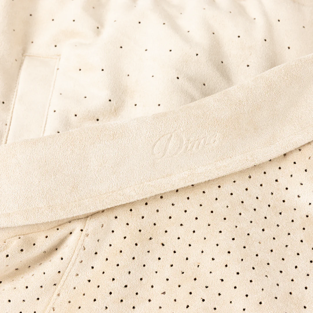 Perforated Faux Suede Jacket - Image 9