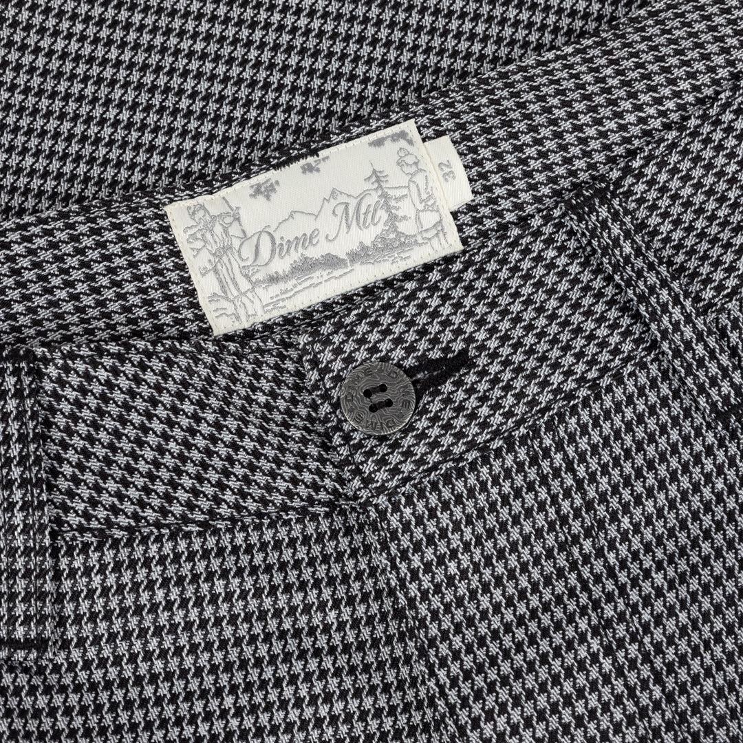 Baggy Houndstooth Shorts - Image 5