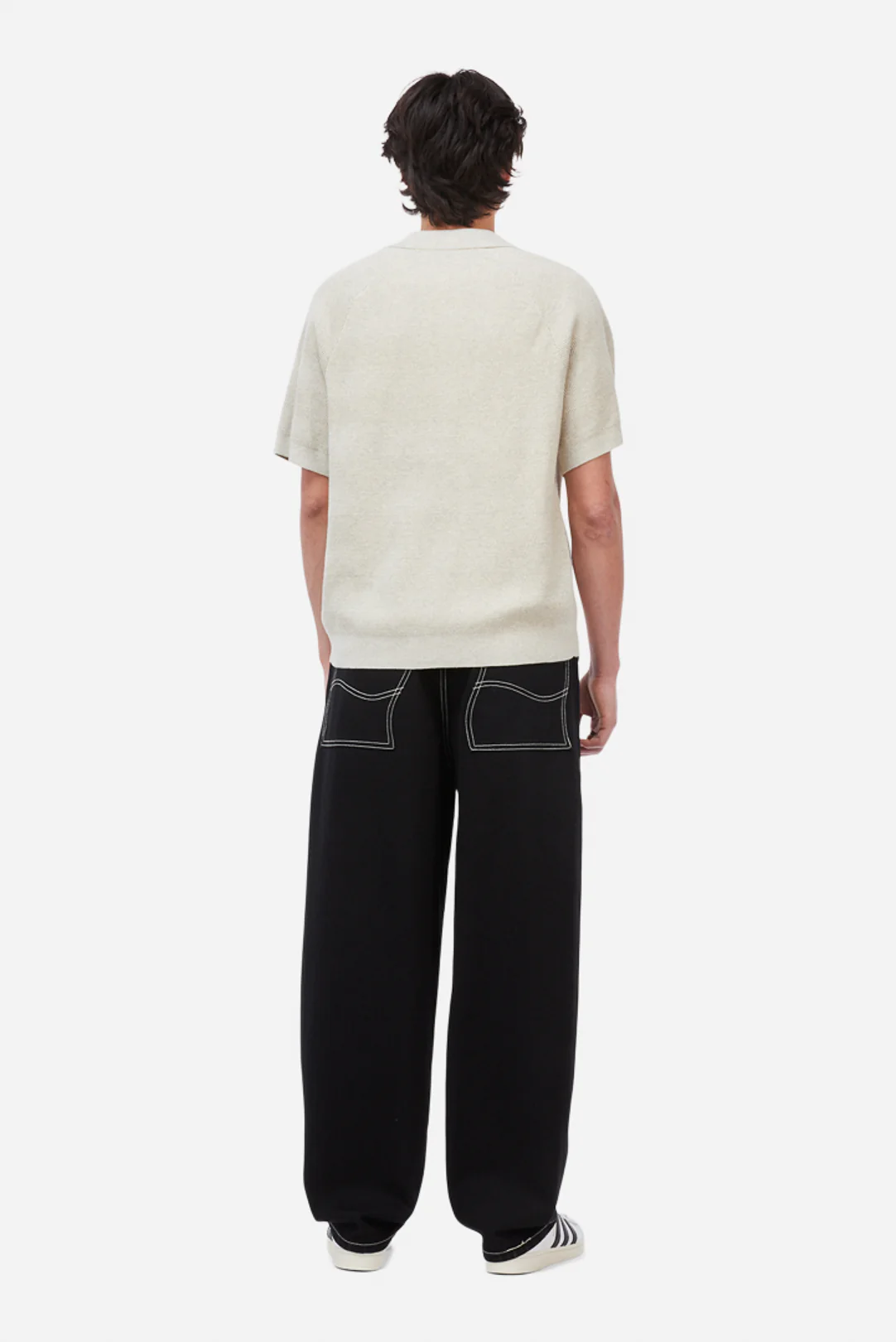 Cable Knit Polo - Image 3