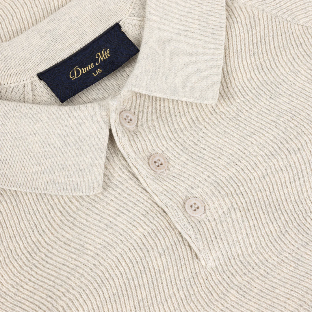 Cable Knit Polo - Image 5