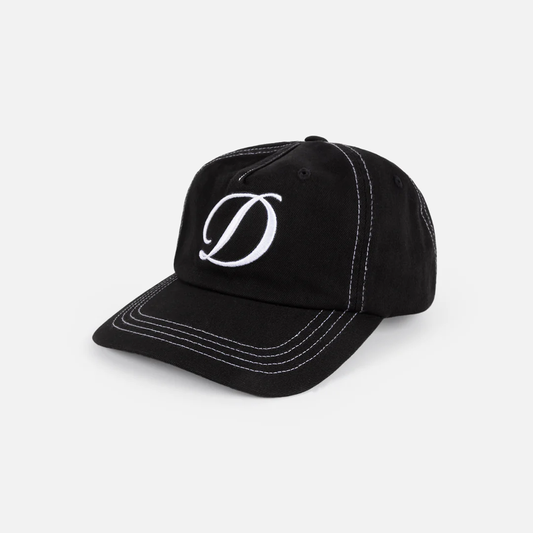 Cursive Denim Worker Cap - Image 4