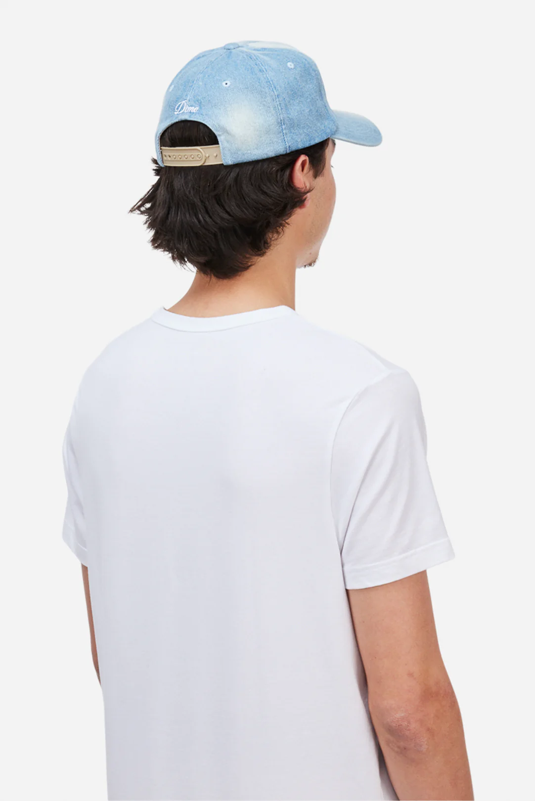 Cursive Denim Worker Cap - Image 3