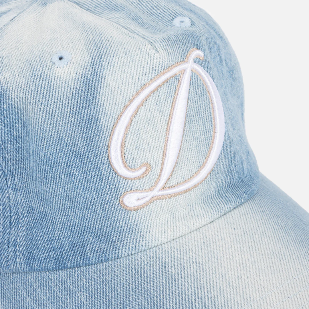 Cursive Denim Worker Cap - Image 6