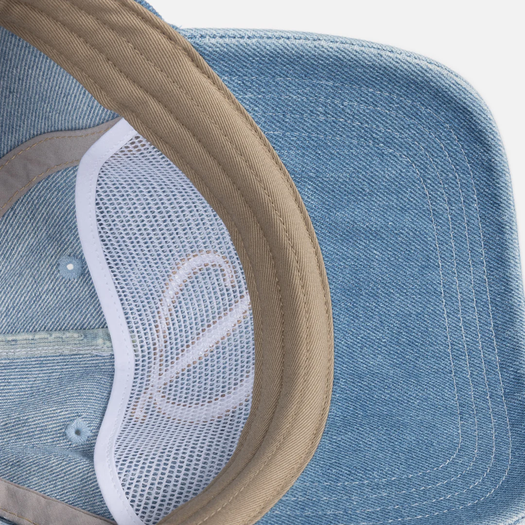 Cursive Denim Worker Cap - Image 7