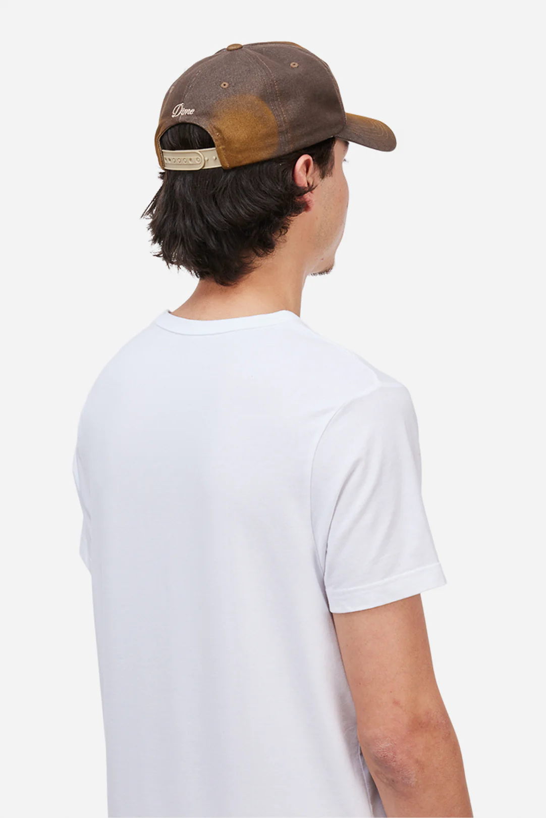 Cursive Denim Worker Cap - Image 3