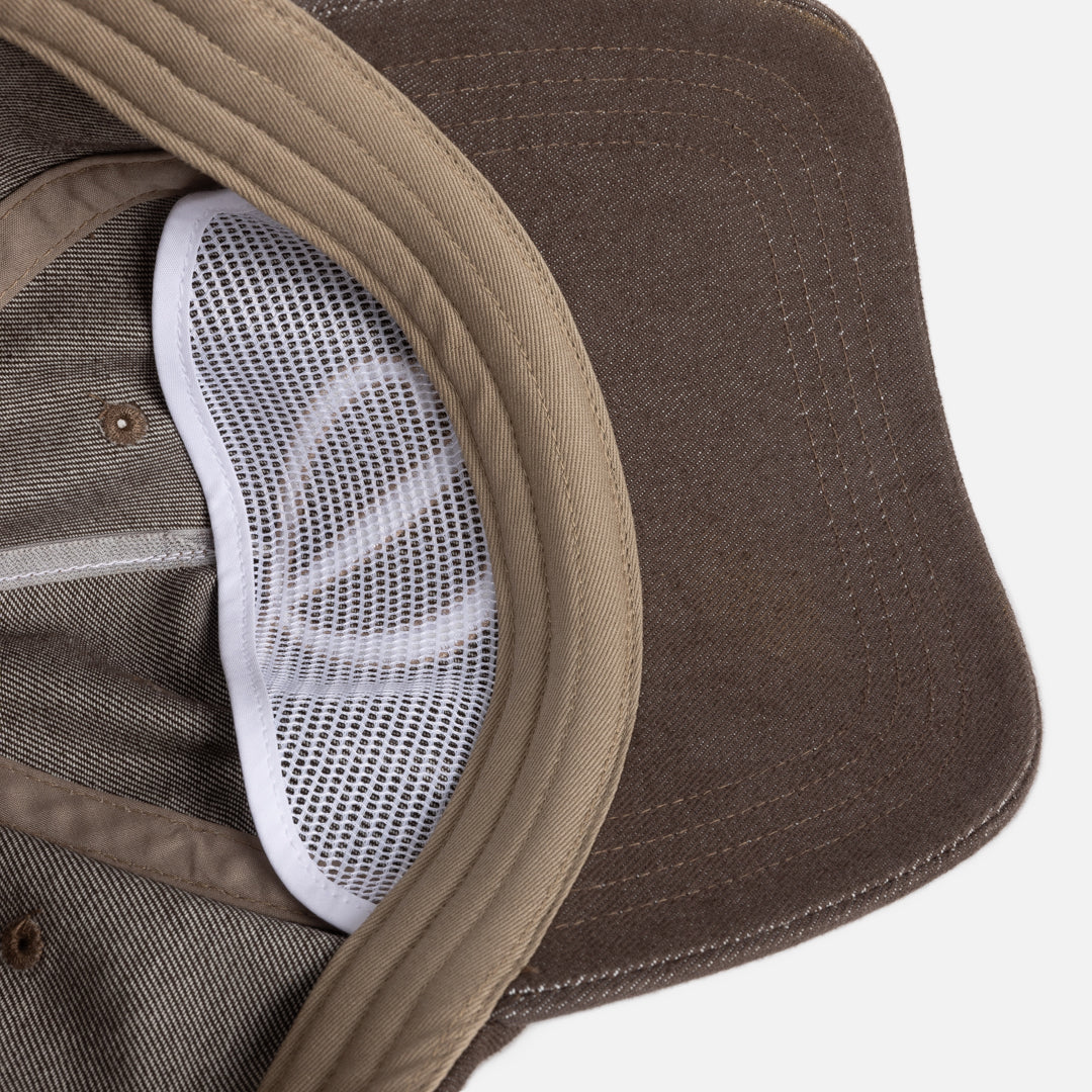 Cursive Denim Worker Cap - Image 7