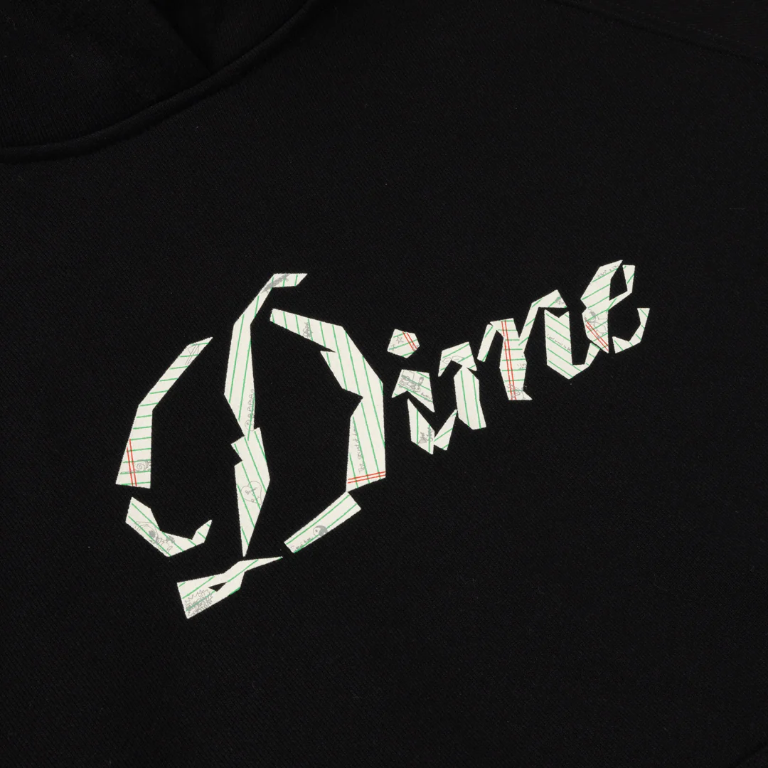 Cursive Paper Cut Hoodie - Image 2