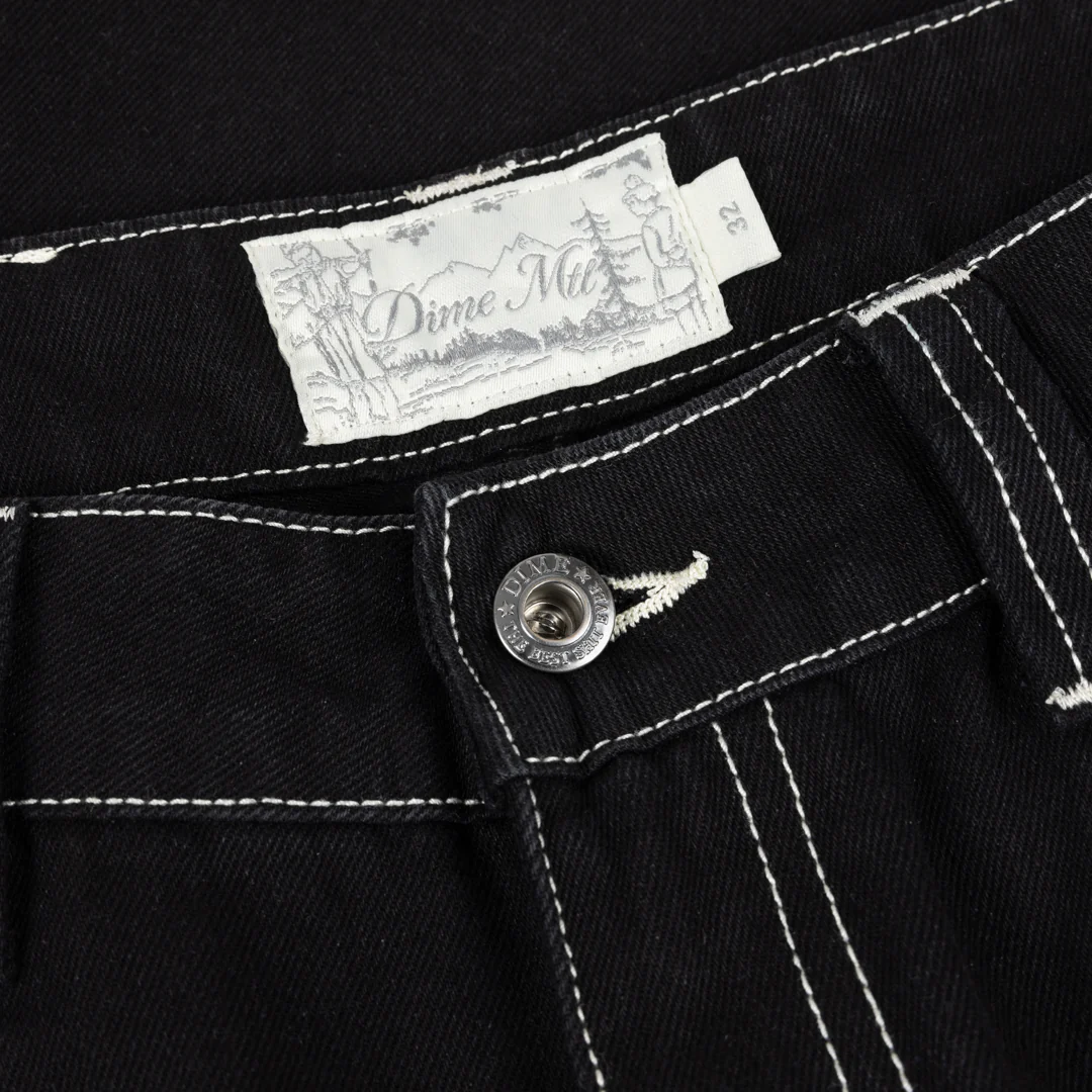 Relaxed Denim Pants - Image 5